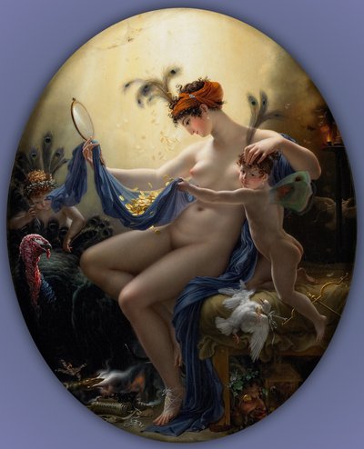 Portrait of Mlle. Lange as Danae by Anne Louis Girodet de Roucy Trioson